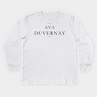 Ava DuVernay Kids Long Sleeve T-Shirt